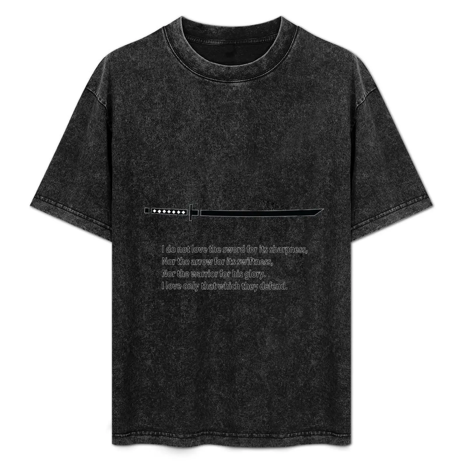 

I do not love the sword for its swiftness T-Shirt Daily Work Short Sleeve Top