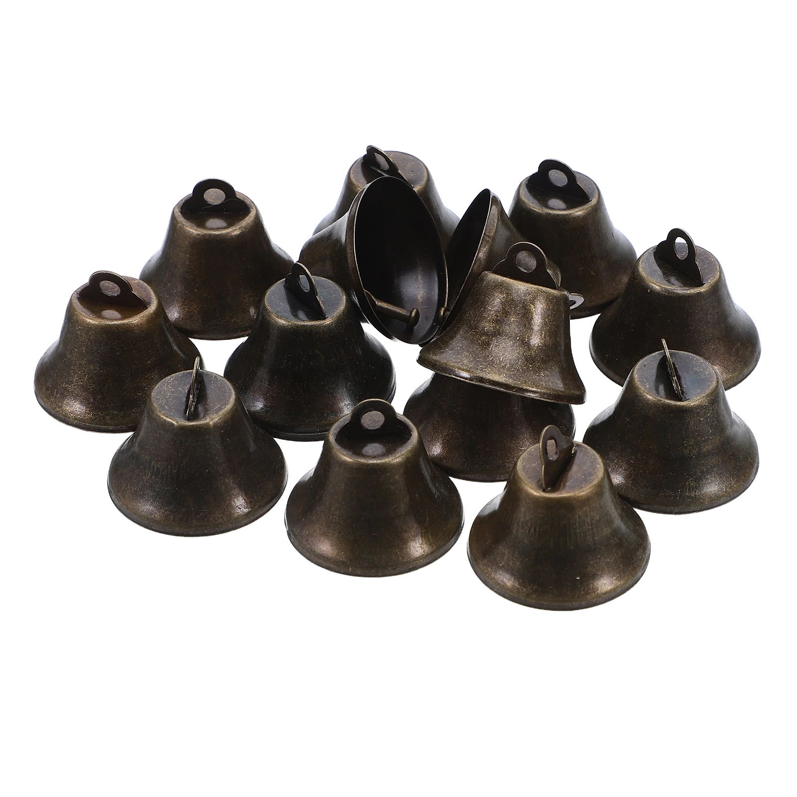 

30pcs Vintage Ornaments Metal Bells For Crafts Wind Chime Hanging Decor Diy Wedding Christmas Small Metal Bell Pendants Craft