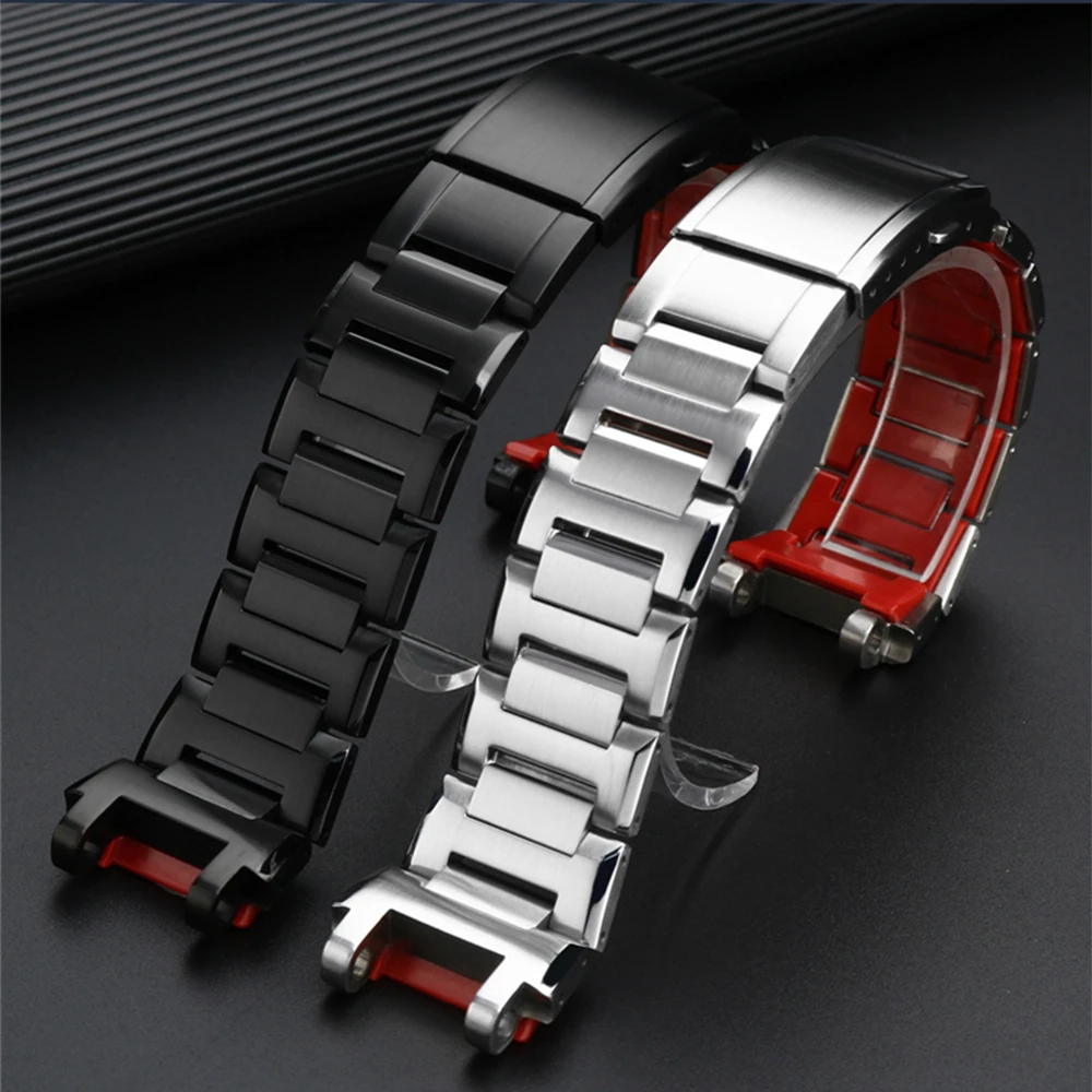 Stainless Steel Watchband For Casio G-SHOCK MTG-B2000 MTG-B1000 Strap Band Watch Accessories Bracelet Belt