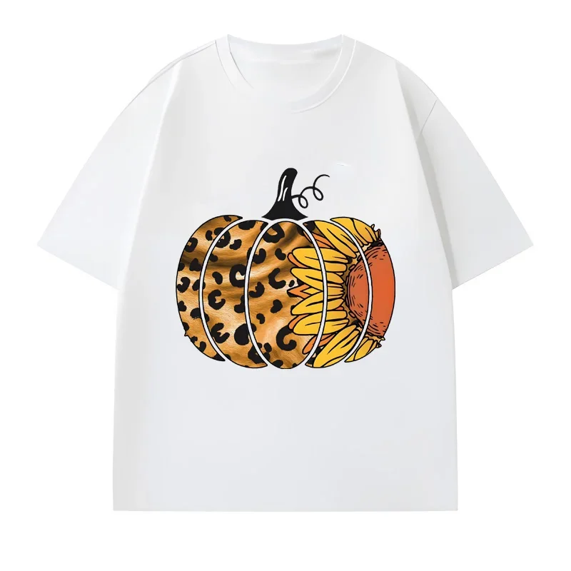 Camiseta feminina plus size com estampa de manga curta, solta e casual, macia e confortável respirável, esportes ao ar livre
