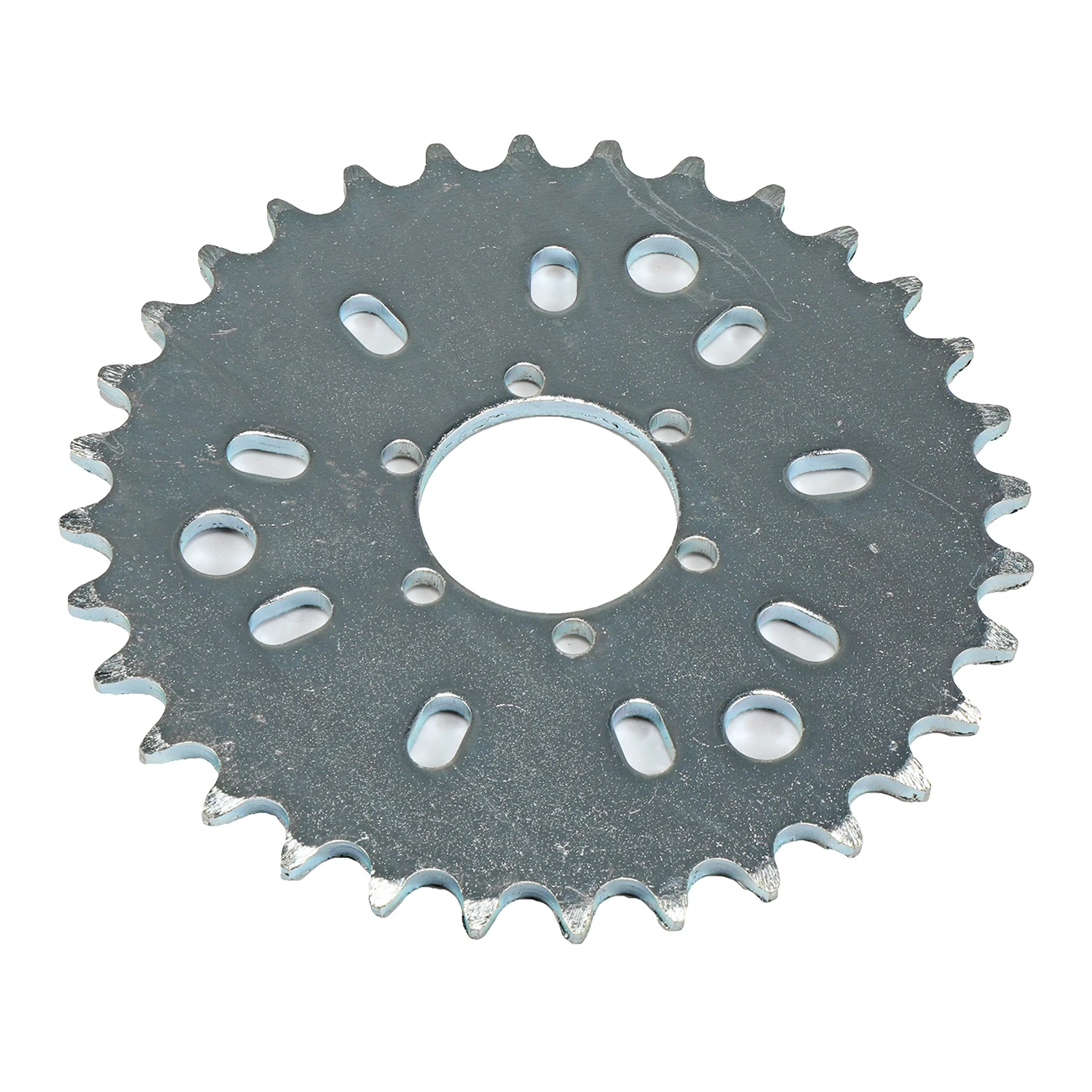 

sthus 32 Tooth Wheel Sprocket Fit For 49cc 50cc 66cc 80cc Motorized Bicycle Bike Moped Fit 415 chain 9 Hole Sprocket Mount Kit