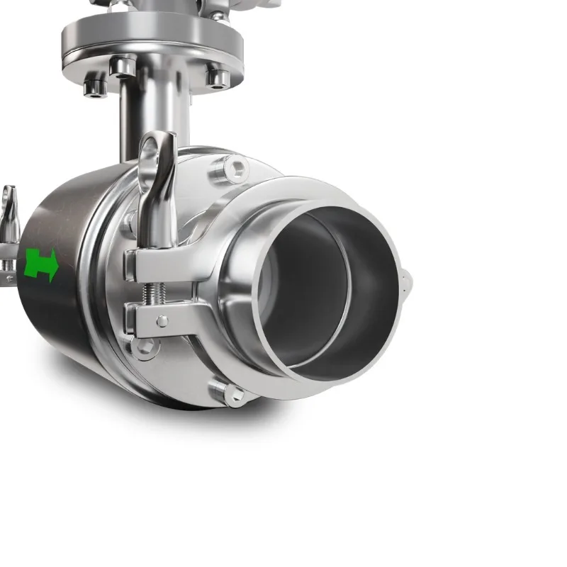 Digital Magnetic Flowmeter SUS316L Stainless Steel Liquid Flow Meter For Drinking Water Milk Coffee Edible Beverage Measurement