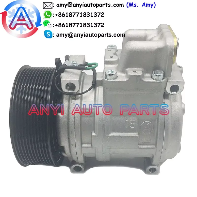

China Factory COM276 Denso 10PA15C 11PK Auto ac compressor for Mercedes-Benz Trucks Actros A5412301111 A6161301015