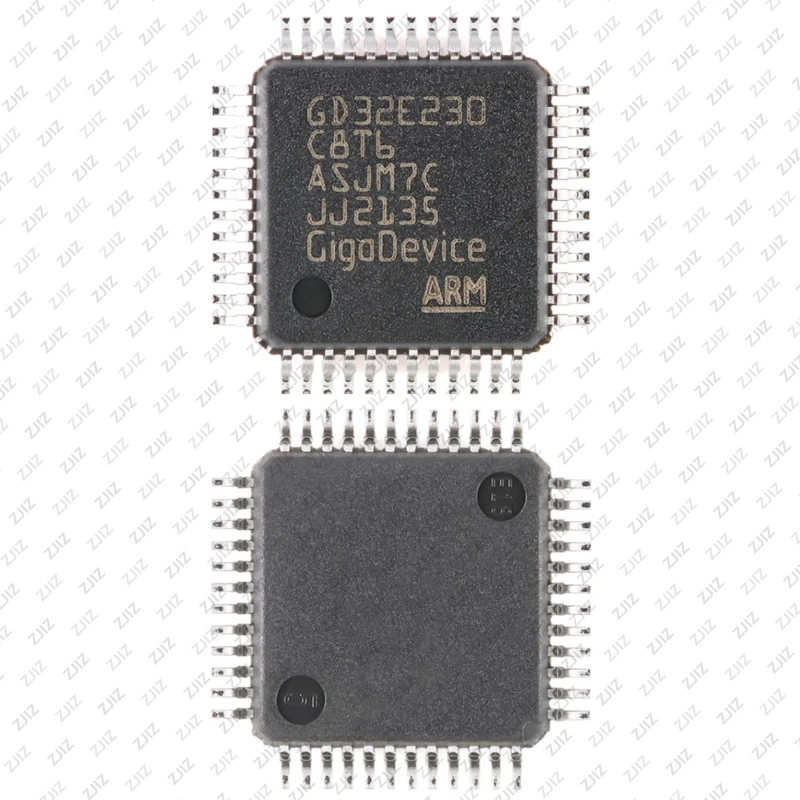 GD32E230C8T6 LQFP-48 ARM Cortex-M23 32 بت متحكم-MCU رقاقة، IC الأصلي