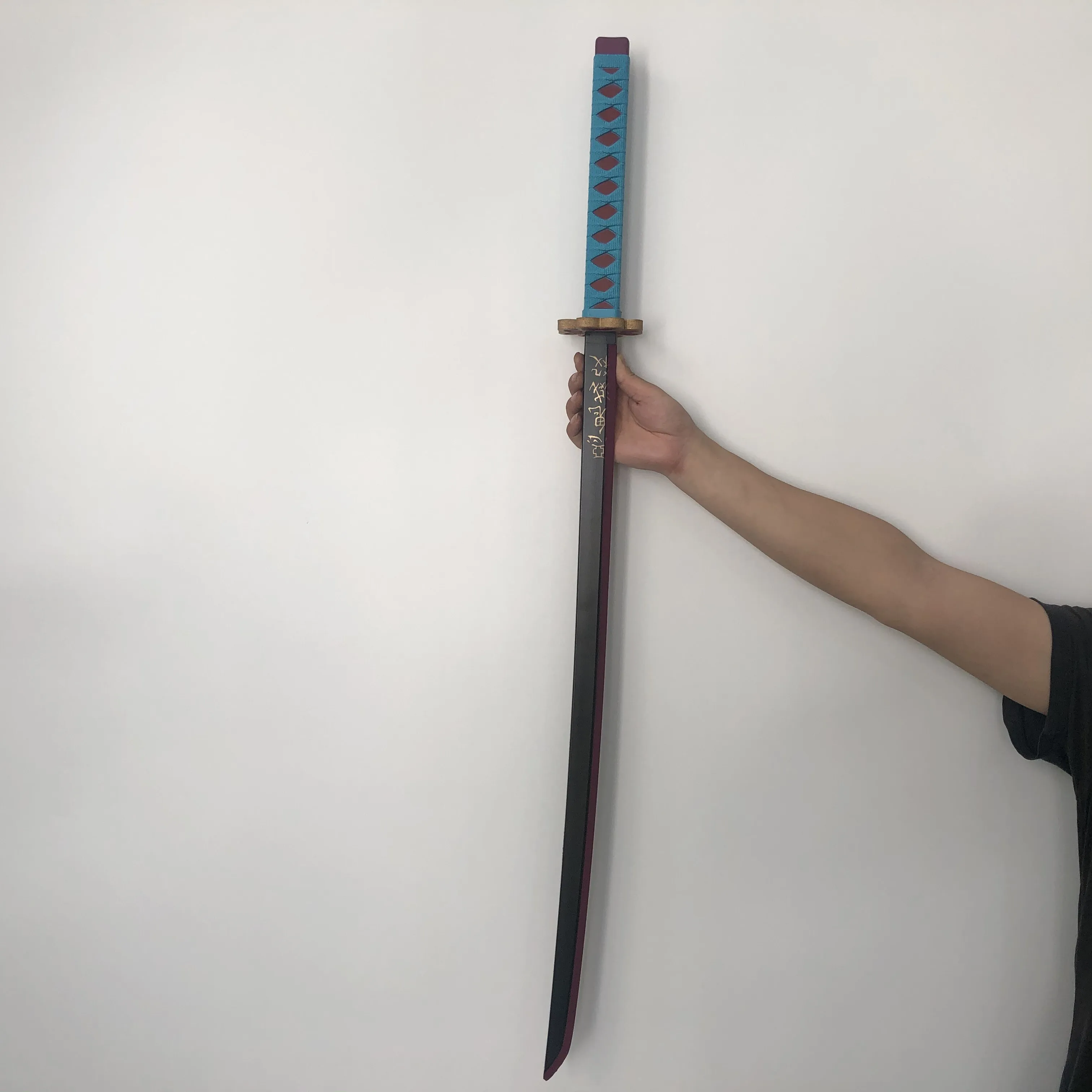 104cm  Sword Weapon  Kanroji Mitsuri Cosplay Sword 1:1 Anime Ninja Knife PU toy