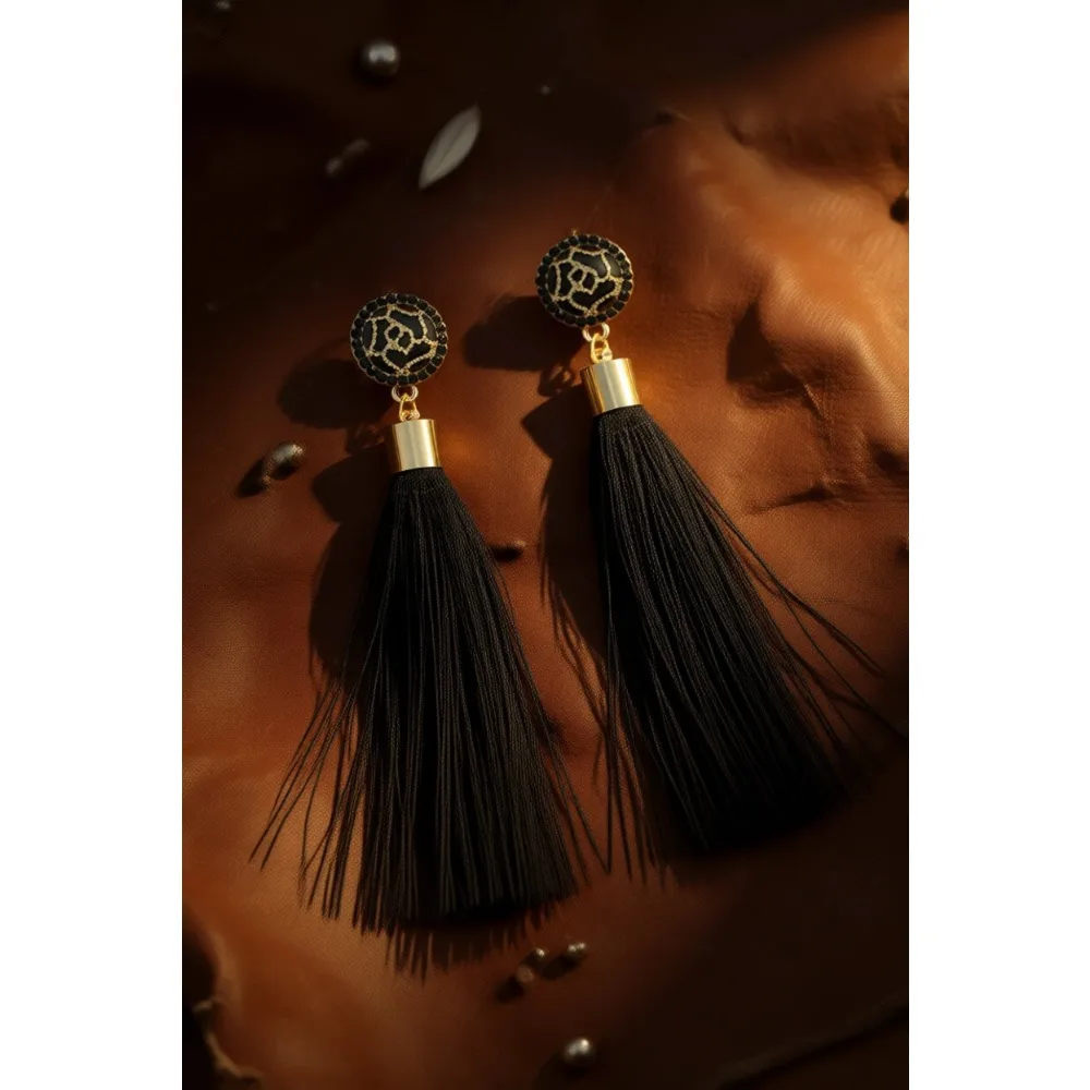 

Красочные длинные серьги-кисточки в богемном стиле, эффектные украшения, подарок для женщин