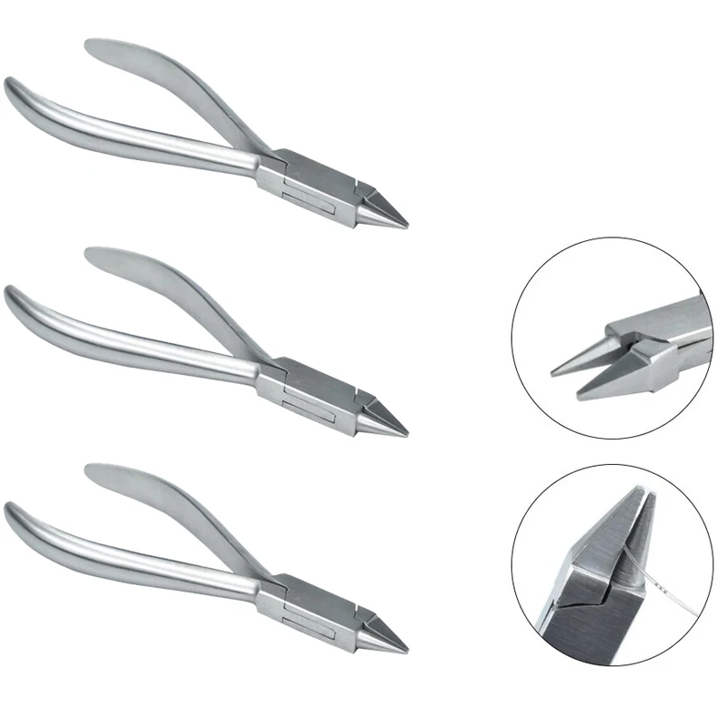 

3Pcs/set Dental Wire Bending Loop Forming Tools Ortho Wire Braces Orthodontist Wire Braces Pliers