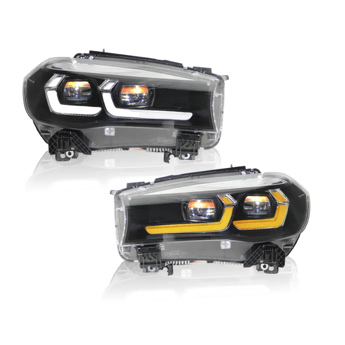 

Автомобильная фара для BMW X5 F15/16 2013-2019, фары, динамический указатель поворота в сборе, фары дальнего света DRL в сборе