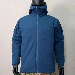Winter Warm Tactical Cotton Jacket Mens Field Military Coat Hooded Padded Clothes Outdoor Waterproof Windproof Hiking Jacket