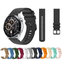 20MM 22MM Silicone Strap For HUAWEI Watch GT 4 Pro 46mm Band GT 3 2 42mm HONOR Magic Watch 4 GS 3 Pro ES Replacement Bands