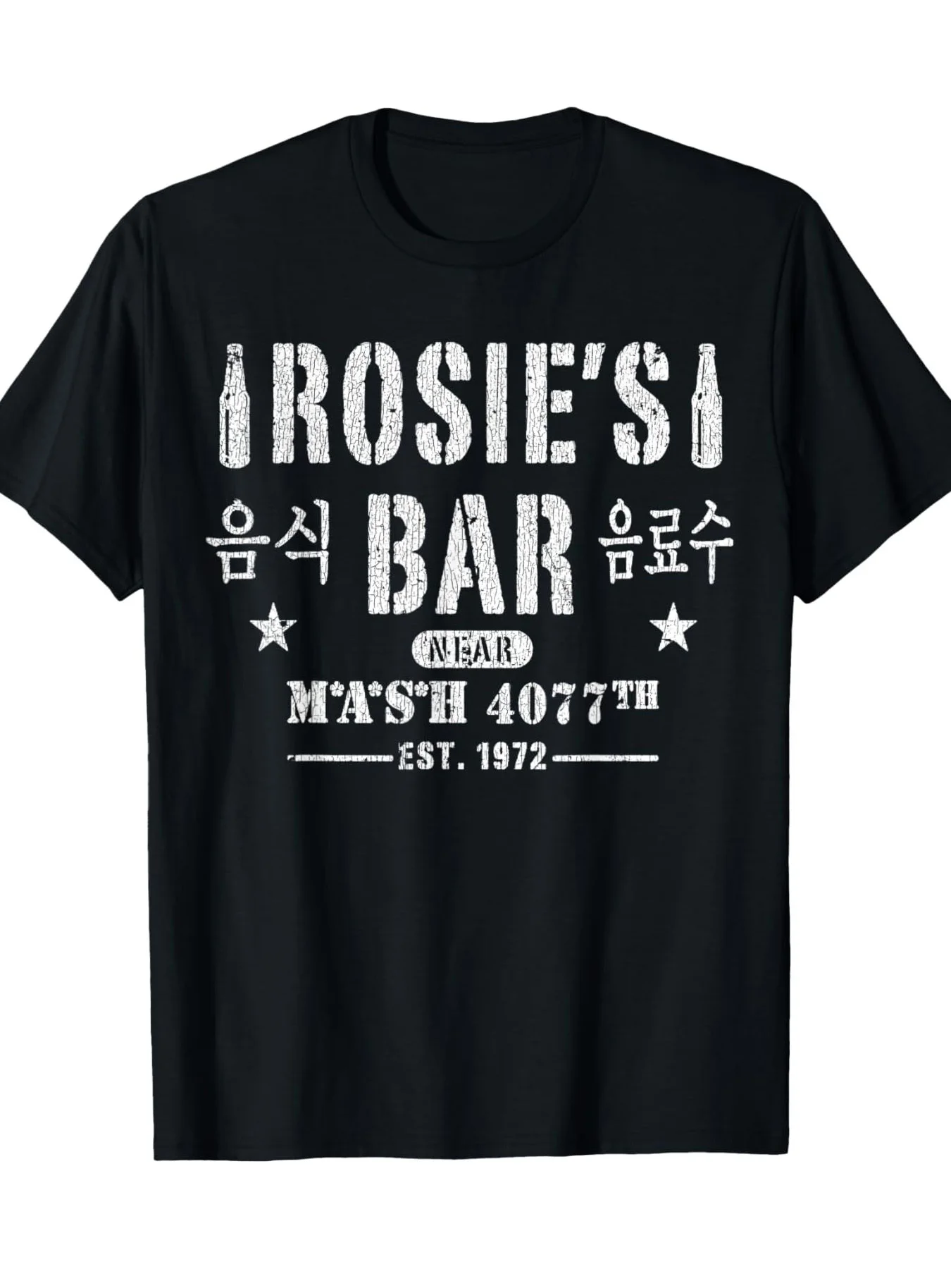 

MASH 4077th Vintage T-Shirt 100% Cotton O-Neck Short Sleeve Summer Casual Mens T-shirt Streetwear