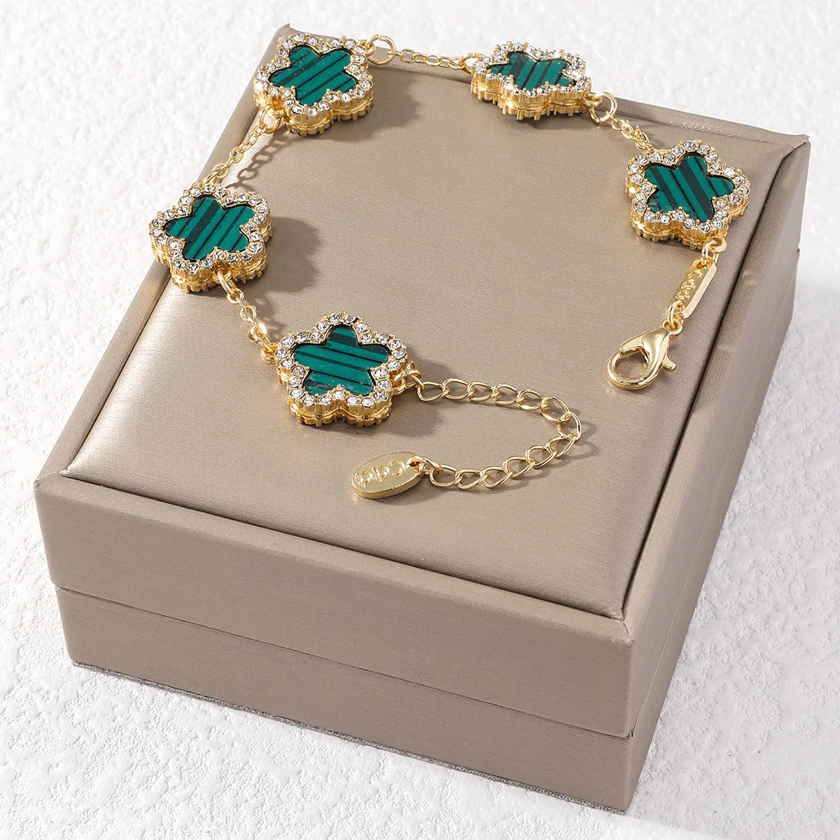 Multi Style Zircon Inlaid Plum Blossom Fashionable Temperament Light Luxury Women's Bracelet image 5