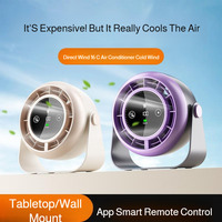 Wall Mounted Circulation Fan Silent Turbo Fan USB Mini Cooling Desktop Fan Strong Airflow Low Noise Suitable for Home Office