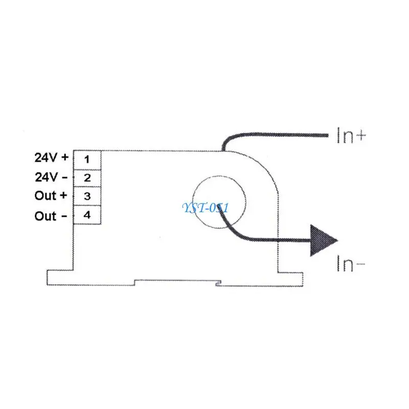 

E15A 20/30/50/100/200A Single-phase Current Transmitter Output Output 4-20mA Current