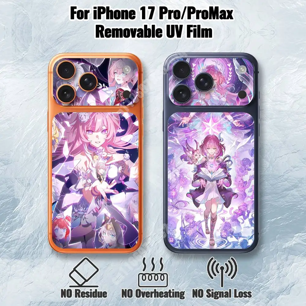 

Honkai Star Rail Cyrene Removable UV Film for iPhone 17 Pro 17 ProMax Protective Sticker