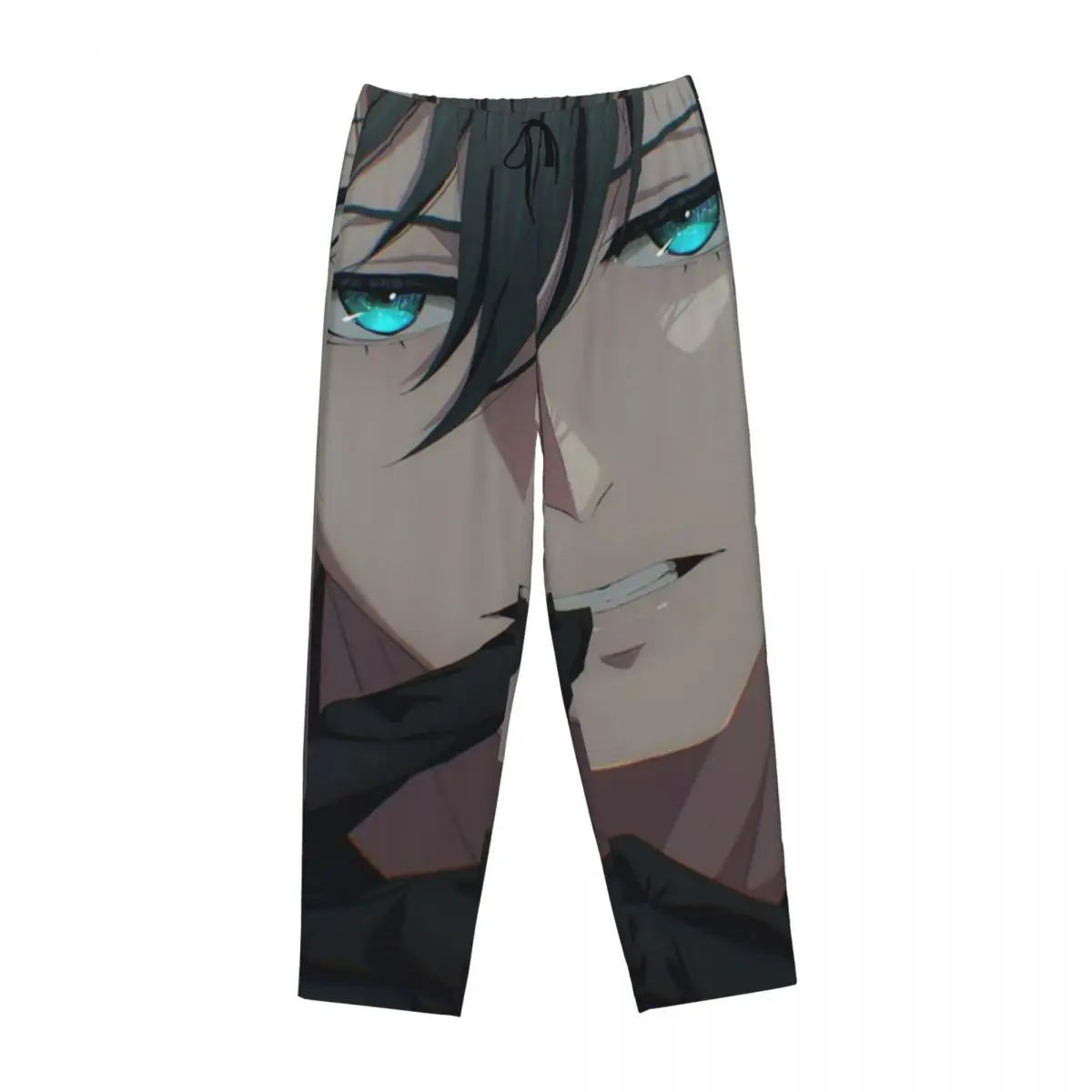 

Женские пижамные штаны Itoshi Rin в стиле аниме с синим замком, одежда для сна для отдыха и сна, низ с карманами