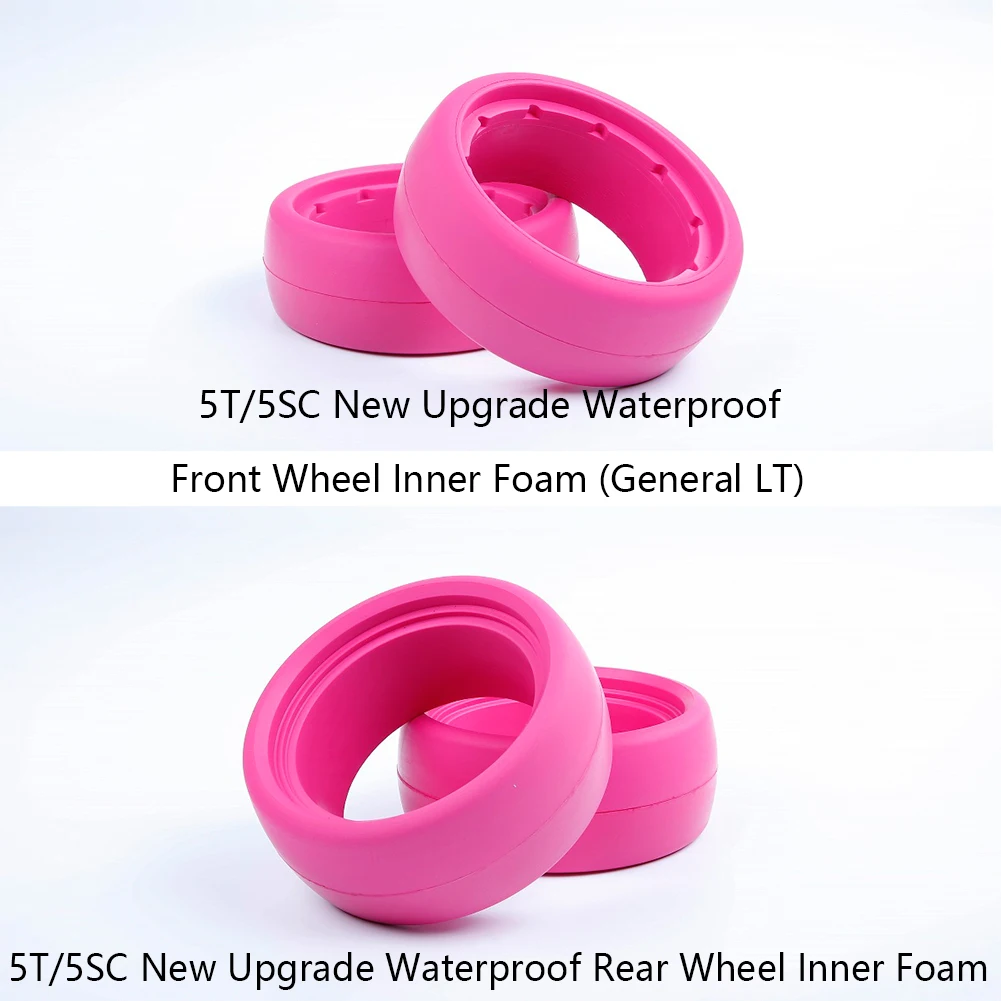 Espuma interna da roda dianteira ou traseira à prova d'água, atualização, adequada para 1/5 hpi rofun rovan km baja 5t 5sc losi 5ive t rc peças de carro