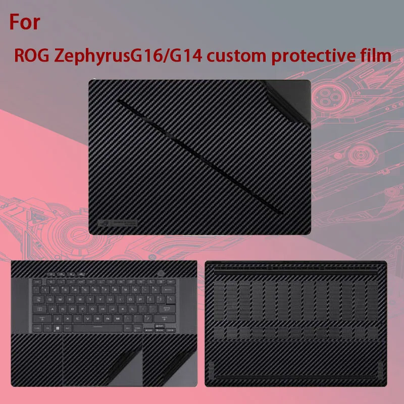 

For ROG Zephyrus G14/G16 2025/2024 Sticker Protective Film GU605CX/GA403WR Laptop Shell Film Body Film Skin membrane