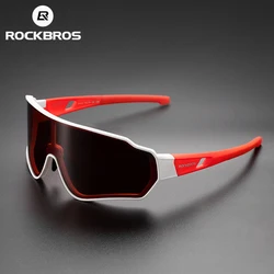 ROCKBROS-Gafas fotocromáticas para deporte al aire libre, gafas polarizadas de senderismo, con montura interior, para hombre y mujer