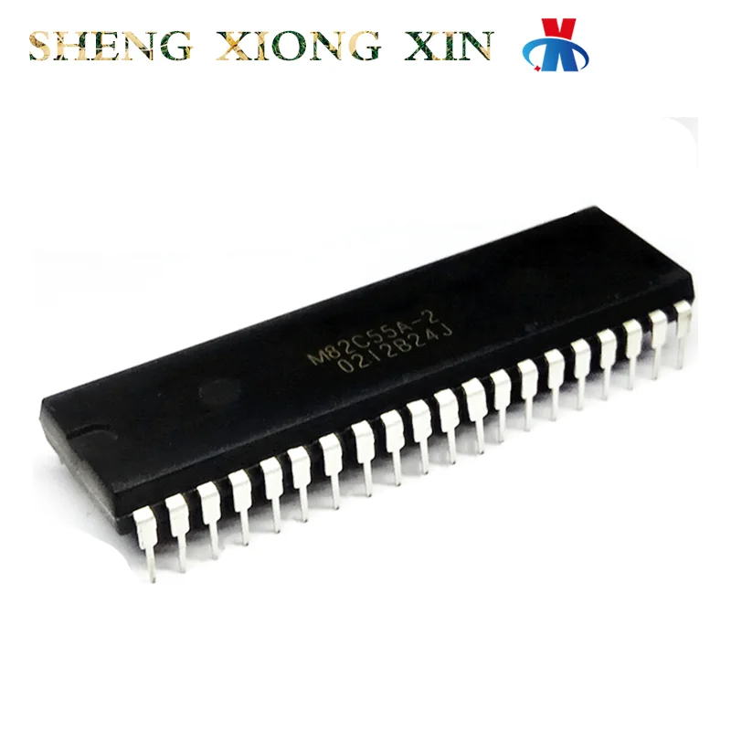 

5pcs/Lot 100% New M82C55A-2 DIP-40 Programmable Peripheral Interface Chip M82C55A M82C55 Integrated Circuit