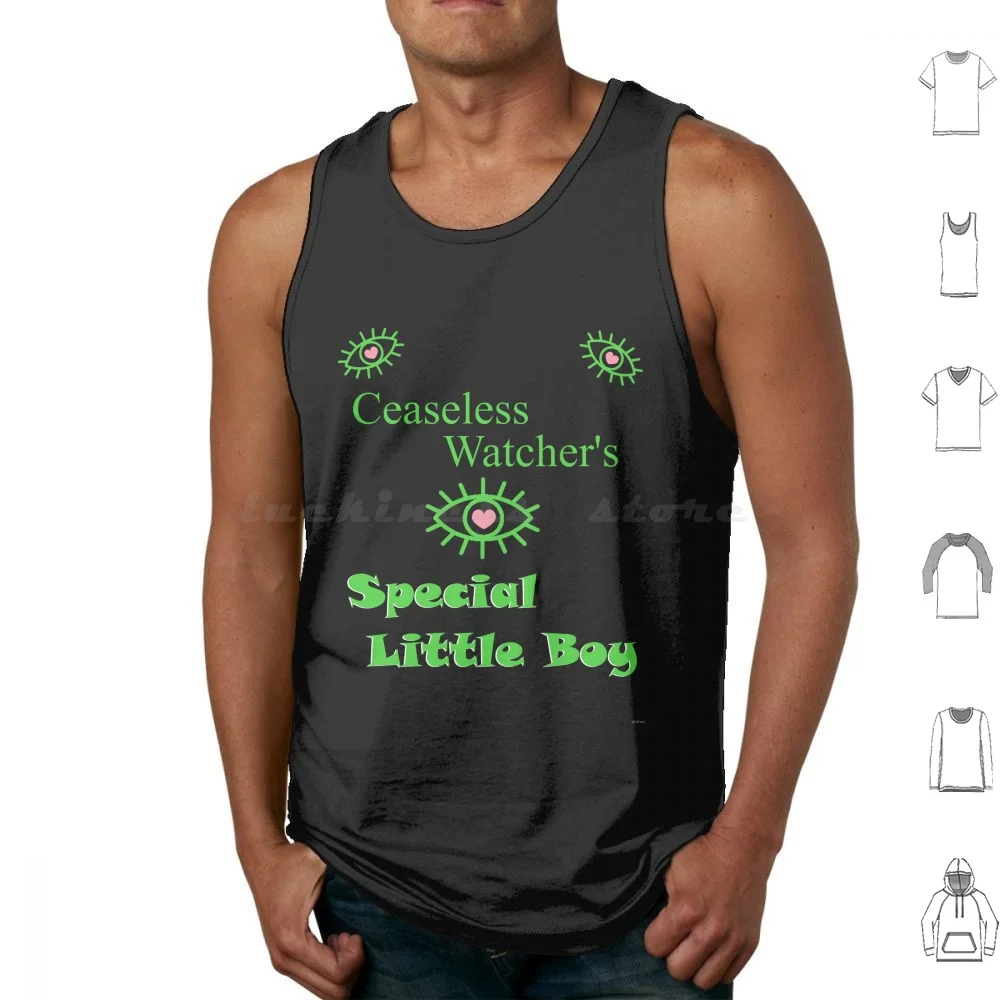Ceaseless Watcher's Special Little Boy The Magnus Archives Slogan Tee And Others Tank Tops Print Cotton Tma The Magnus