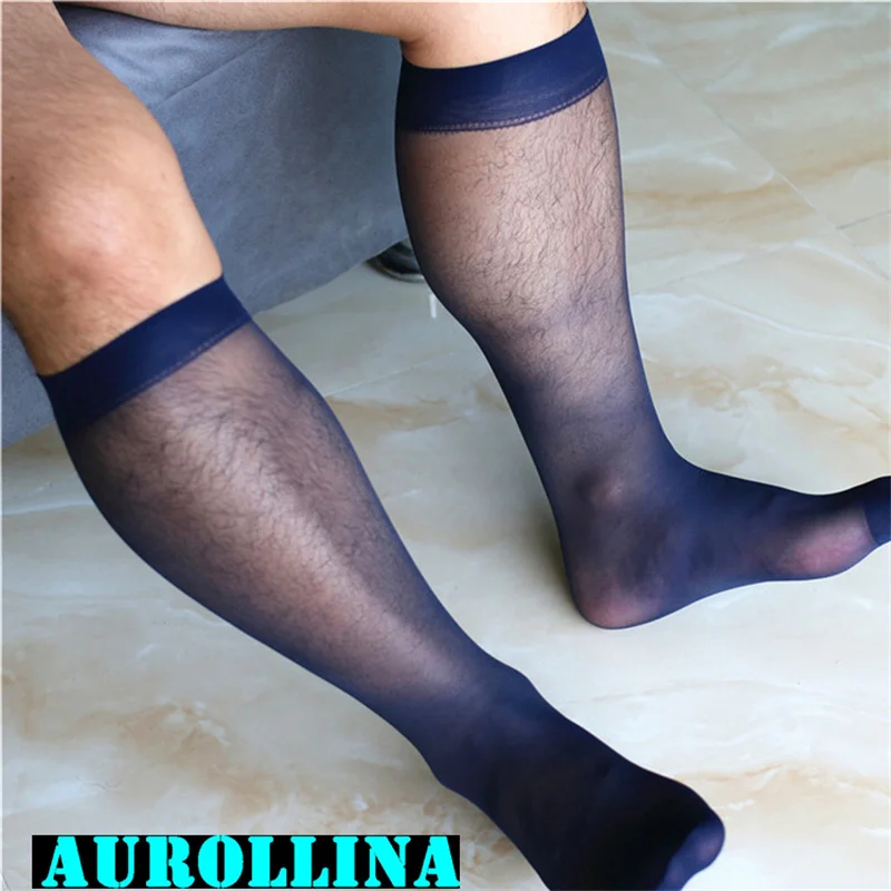 

Sexy Man Socks Nylon Fetish Fashion Dress Adorable Adorable Dressing Socks Sheer Thin Soft Comfortable Male Socks Sex Power