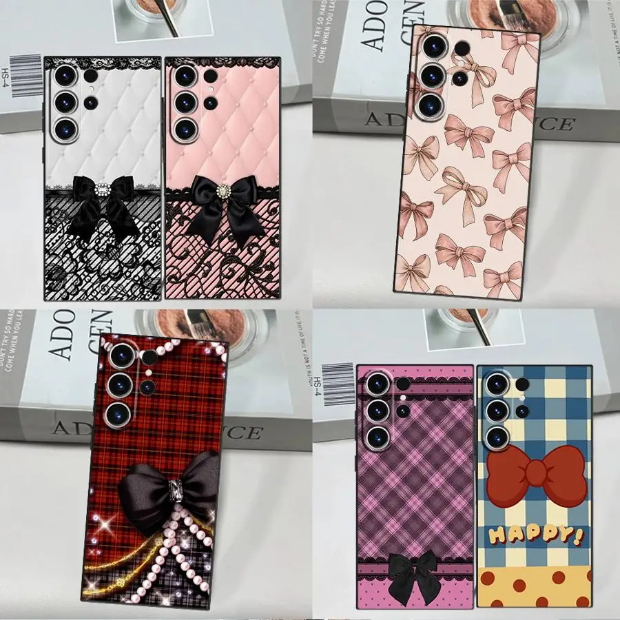 Lace Trim Pattern Cool Phone Cover Case for Samsung Galaxy S26 Ultra S23 S20 FE S24 Note 20 10 S21 S25 Plus S22