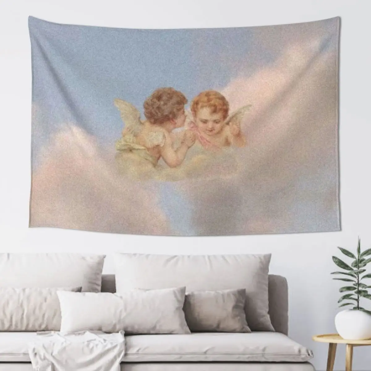 

Renaissance Cloud Angels Tapestry Wallpaper Home Supplies Home Decoration House Decoration Tapestry