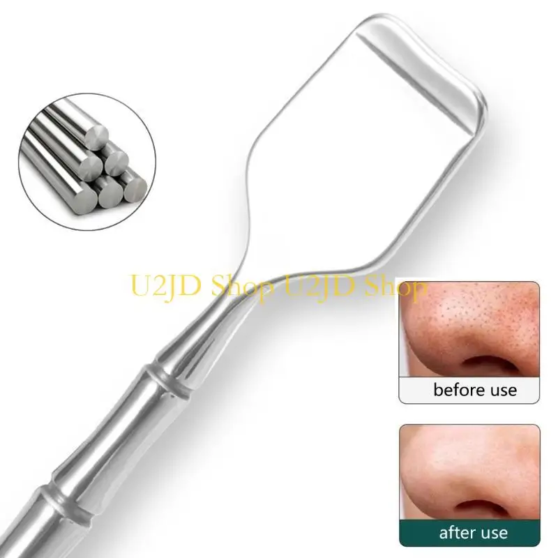 Ricchietta per il viso a doppia estremità U2JD per efficace comedone e rimozione delle imperfezioni