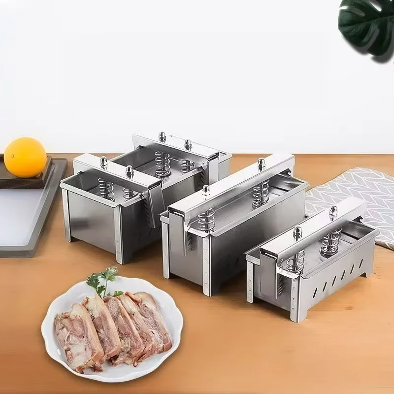 1KG Raw Meat Pressing Mold Stainless Steel Double Pressure Spring Ham Bacon Making Tool Steel Lunch Meat Pressing Machine