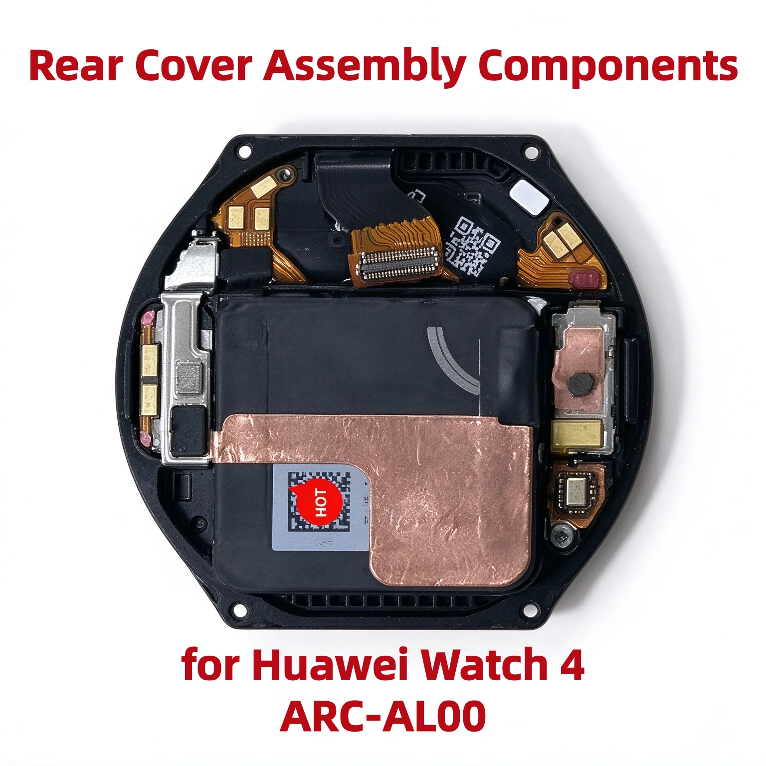 Original Disassembly Rear Cover Assembly Components Heart Rate Cable Assembly for Huawei Watch 4 ARC-AL00 Replace Parts