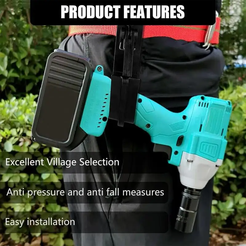 Handwork Tool Belt Hook Holster Belt Clip Hook Space-Saving Holster Belt Clip Hook For Electric Drill And Wrench