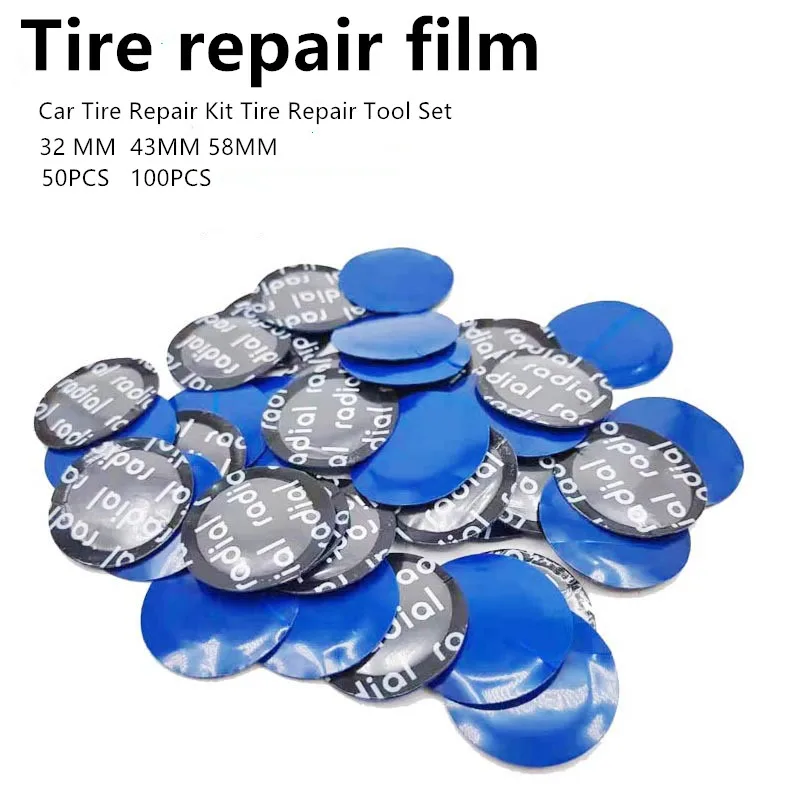 

50/100 шт., пленка для ремонта автомобильных, мотоциклов, велосипедных шин, вакуумная пленка для ремонта шин, пленка для ремонта шин, расходные материалы для шин, пленка для ремонта шин