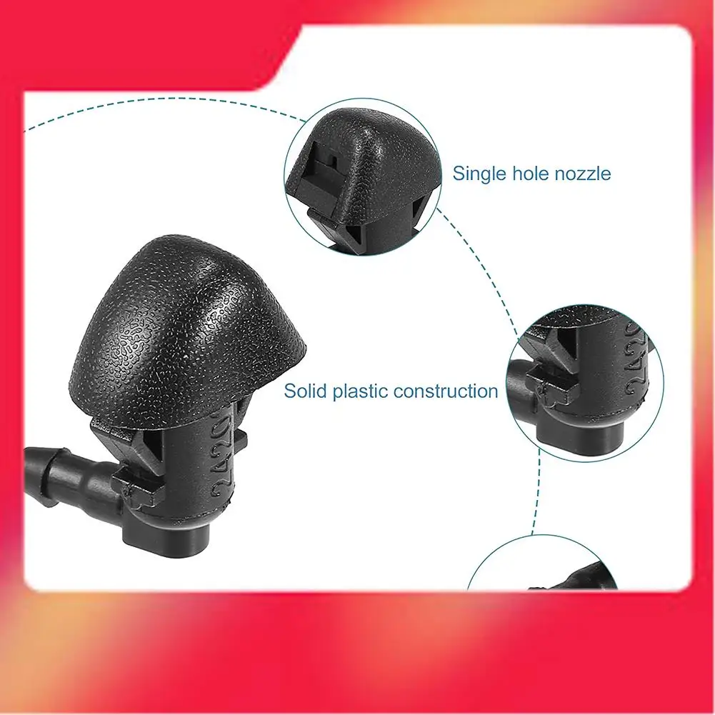 

1 Set Windshield Washer Nozzles Kit 76810-TK8-A01 Washer Jet And Fluid Hose With Connectors For Honda Odyssey 2011-2017-M54K