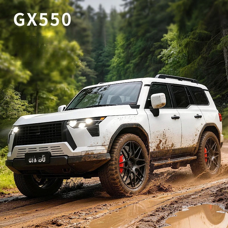 

Масштабная модель внедорожника GX550 1:24 из литого сплава со звуком и светом, инерционная, детская игрушка, коллекционная, подарок на день рождения