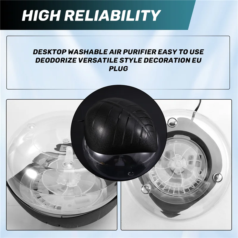 

AT28-Настольный моющийся очиститель воздуха с функцией дезодоризации, простой в использовании для домашнего и офисного декора, вилка европейского стандарта