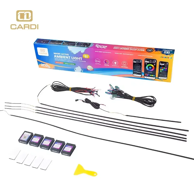 K4 LED Strip New Product for Car Interior Ambient Light for 98% Car Models 12V Voltage Active Car Accessories