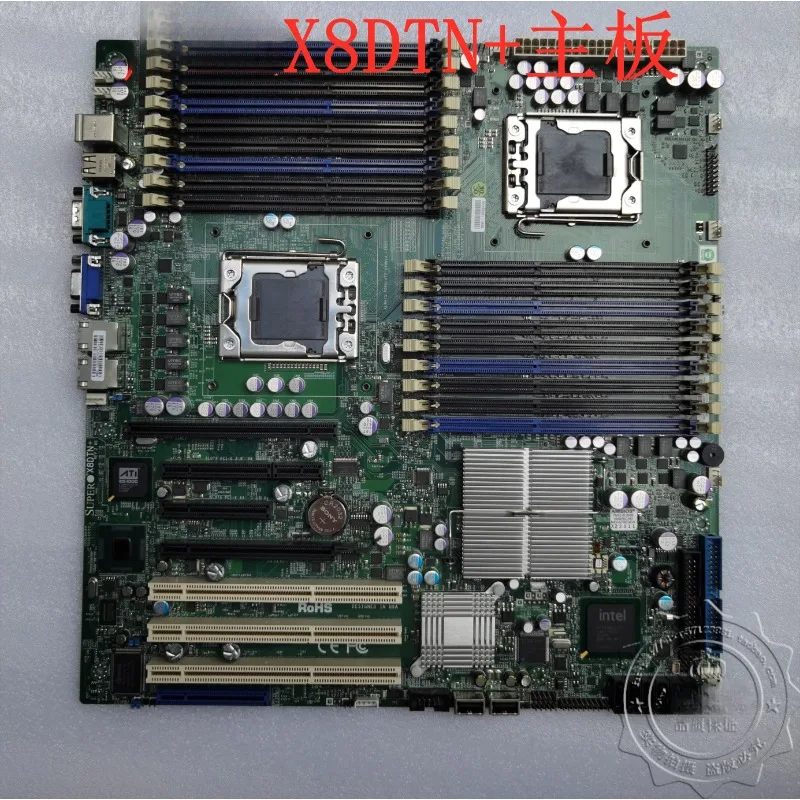 X8DTN + server main board 1366 pins, support 5600 series 520 chip X58