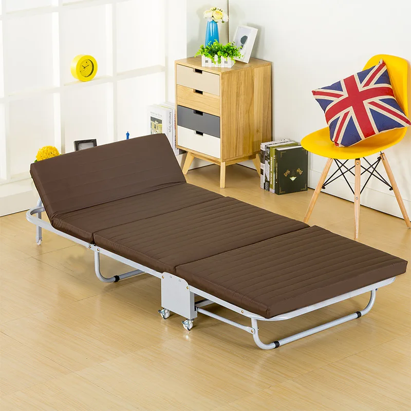 Lunch Break  Bed Single Noon Bed Three-Fold Bed Camp Bed Folding Office Sofa