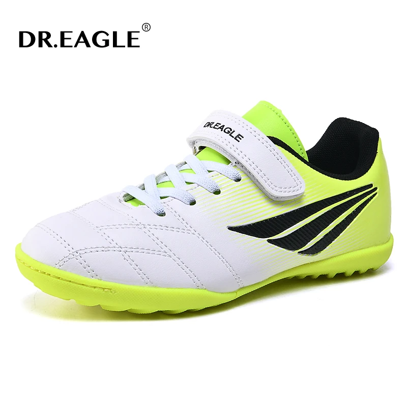 DR.EAGLE Cheap Kids Soccer Shoes Children Soccer Cleats Boys Girls Football Boots Men's Sneakers Zapatos De Futbol Drop Shipping