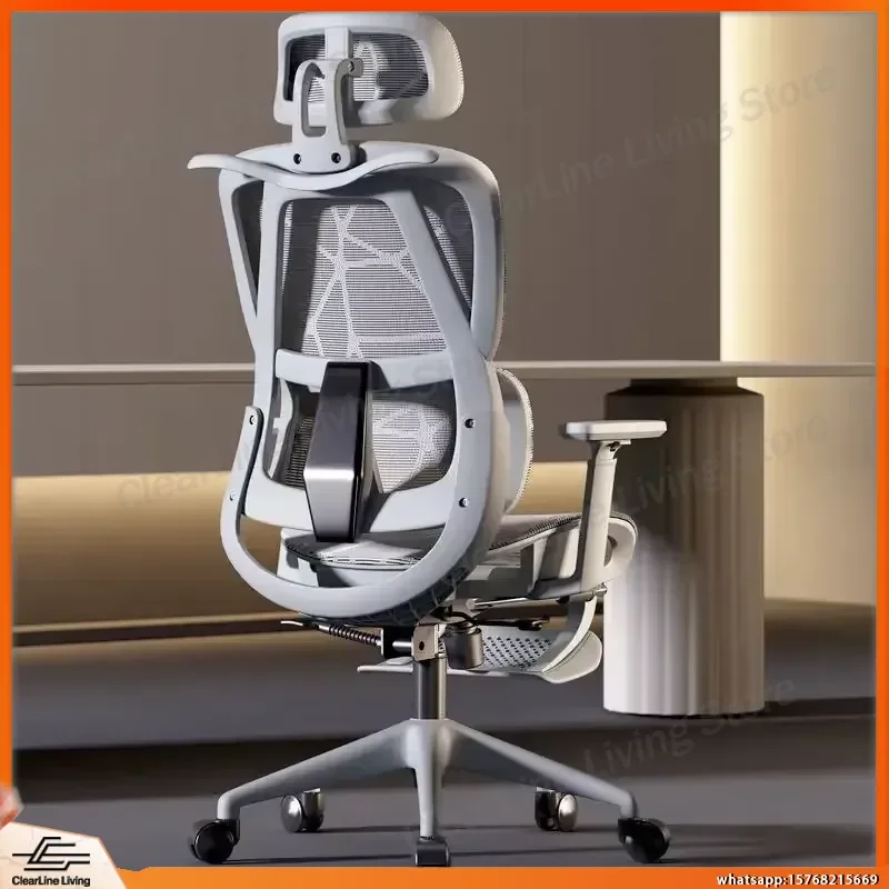 Ergonomic Office Chair with Lumbar Support Adjustable Height Rolling Computer Chair for Home Office Work Gaming Desk Chair