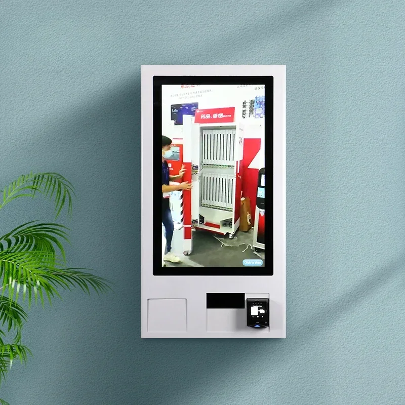 Wall-Mounted Vending Machine with Touch Screen