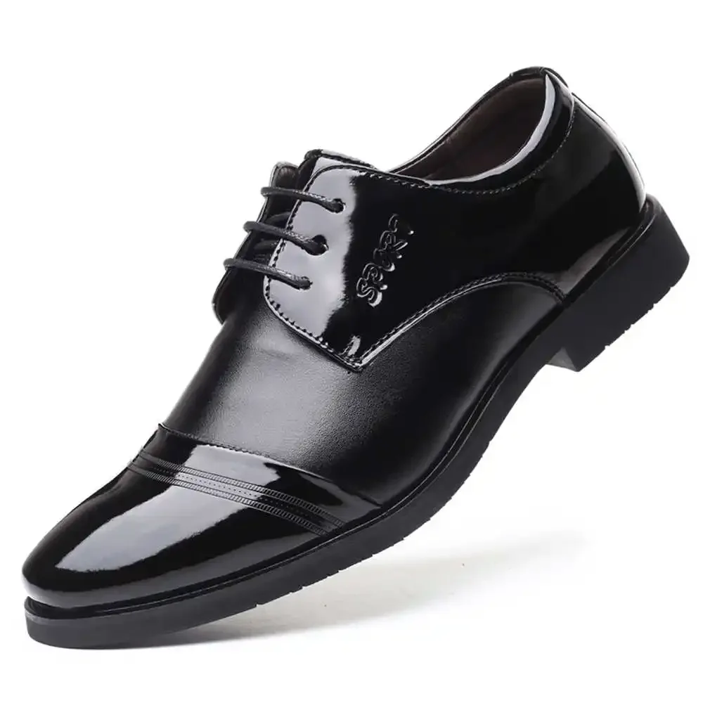 Wide Heel 41-42 Dark Shoes Shoes For An Elegant Man Men's Formal Dress Sneakers Sports 2024summer Clearance Luxo Cheap