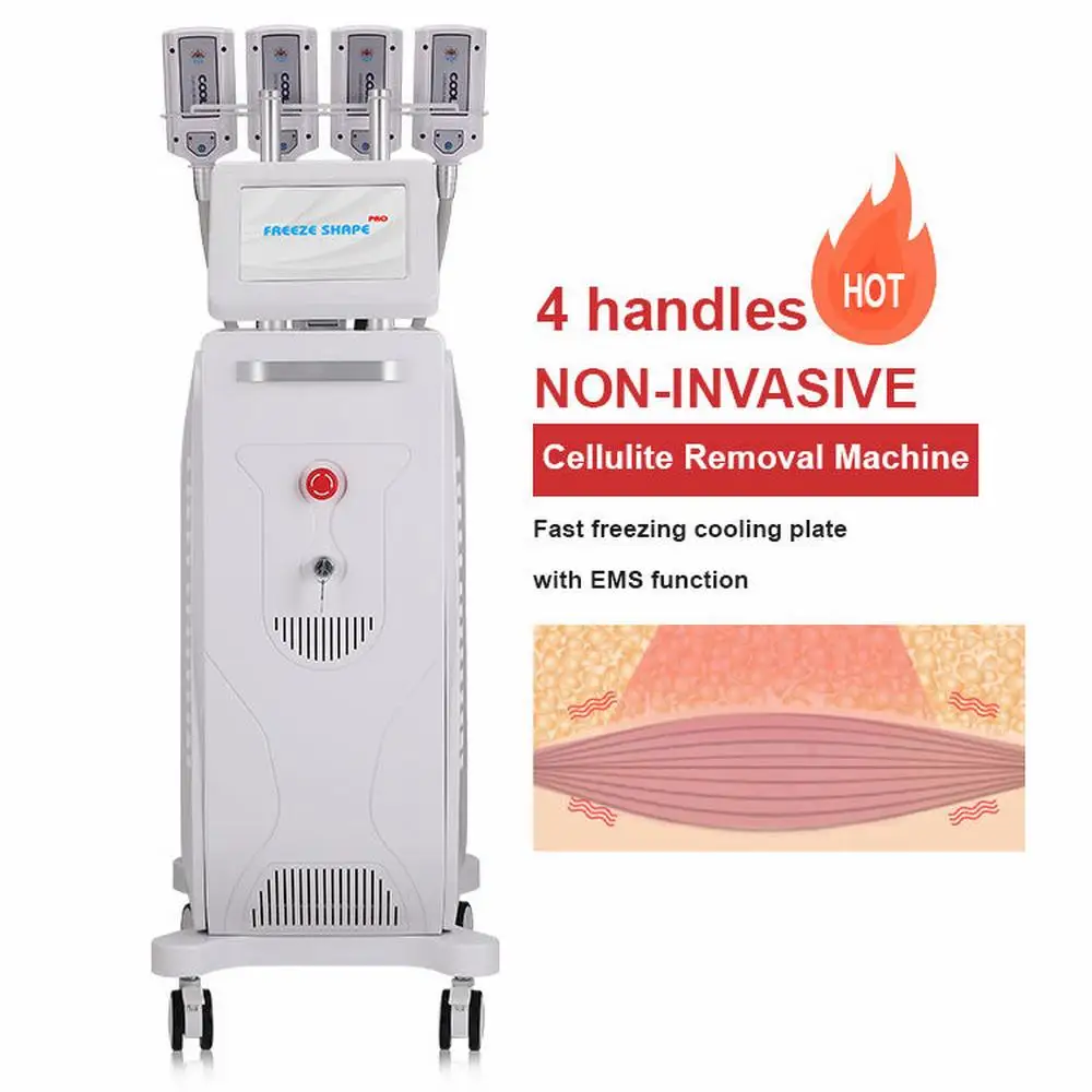 New Product Slimming 8 Handles Diamond 8 Cryo Pads Machine Weight Loss Fat Melting Cellulite Reduce Cavitation Laser Lipolysis