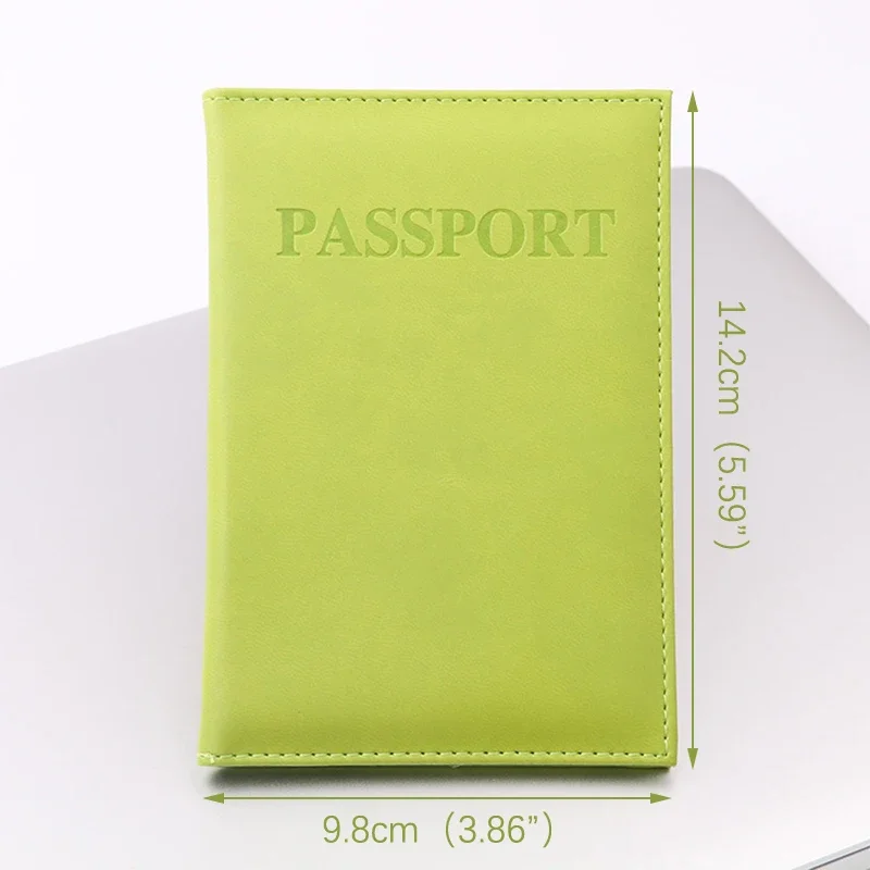 1PC Fashion New PU Women Passport Holder Couple Models Girls Travel Passport Cover Unisex Card Case Man Card Holder Wallet