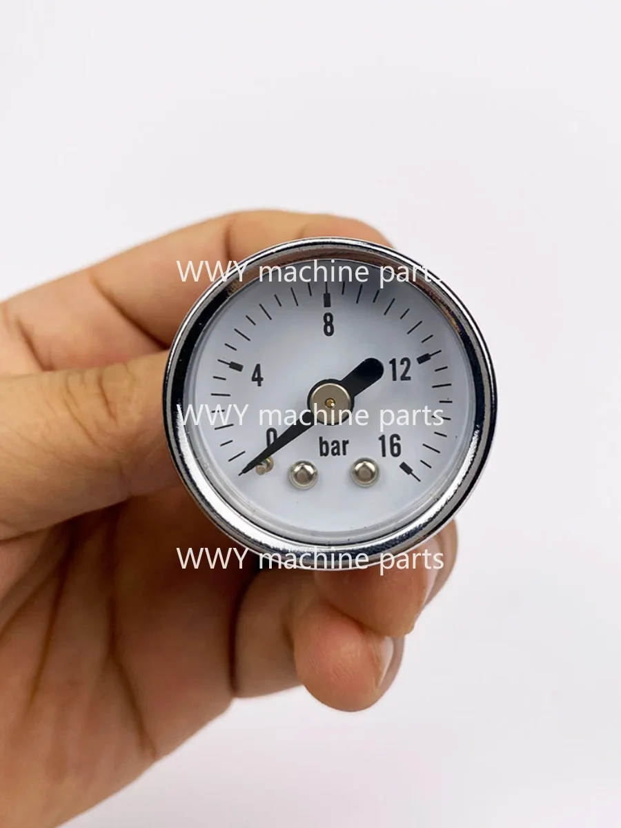 E61 semi-automatic coffee machine brewing head pressure gauge shows brewing head pressure