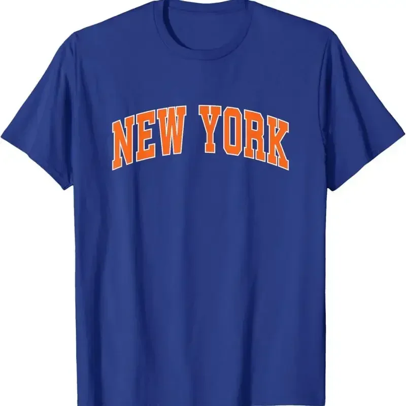 New York Throwback Design Print Classic T Shirt