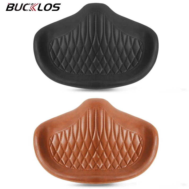 AliExpress BUCKLOS Oversized Bike Saddle 13*9.4*in Widen Thicken Bicycle Seat Cushion Ergonomic Shock-absorbing Cycling Chair for Road MTB