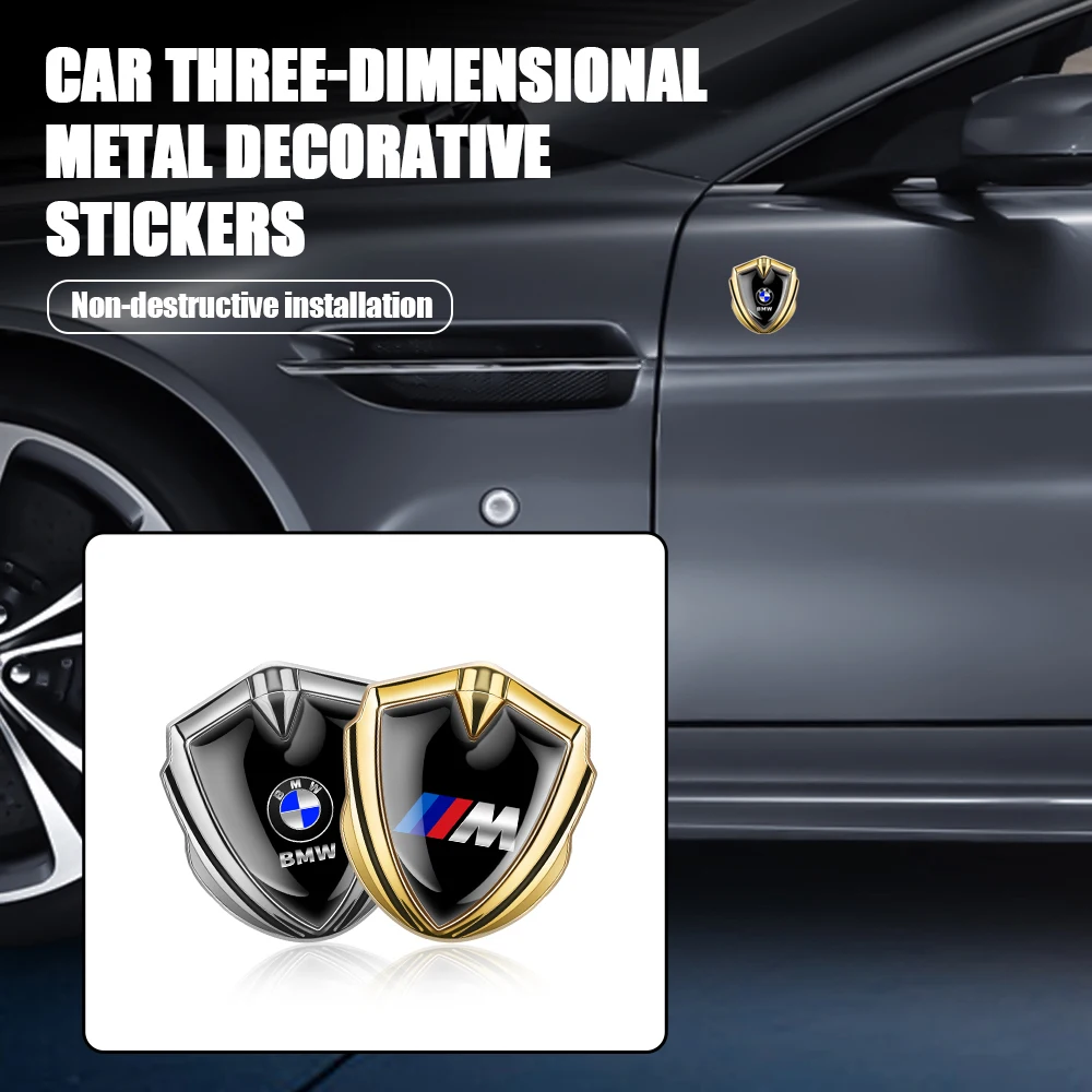 3D Metal Emblem Car Body Styling Decoration Badge Sticker For BMW Performance M2 M3 M4 X3 X5 X6 G30 W222 E28 E90 E82 E71 E60 F11