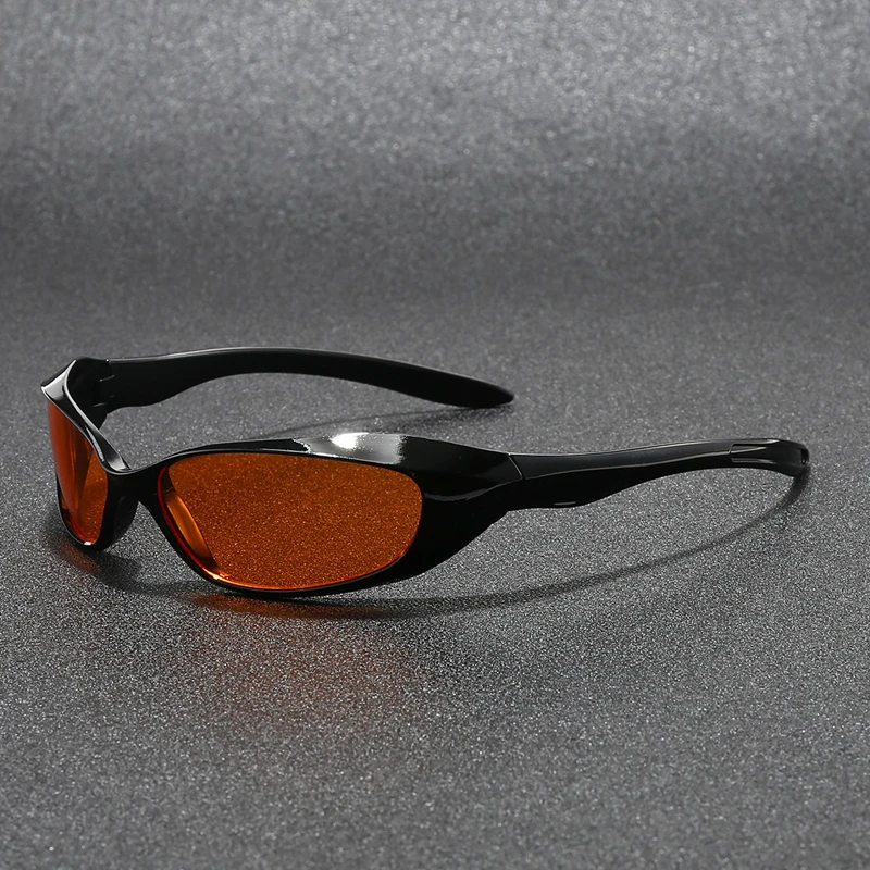 Neue Y2k-Sonnenbrillen für Männer und Frauen, Sport-Radbrillen, trendige Street-Fotografie-Sonnenbrillen, modische Herren-Sonnenbrillen. – Detail 11
